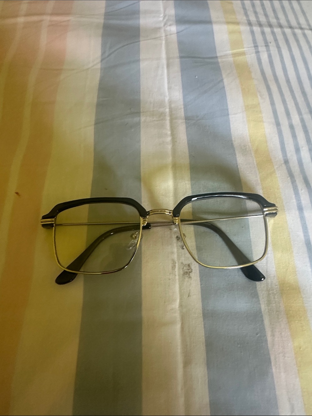 Vintage-Style Browline Reading Glasses – Black & Silver Frame